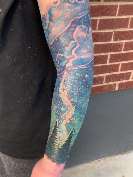 Tattoos - Jesse Carlton Space Sleeve - 140440